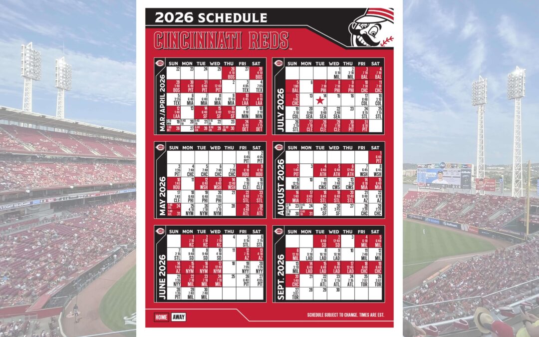 Cincinnati Reds Schedule 2026